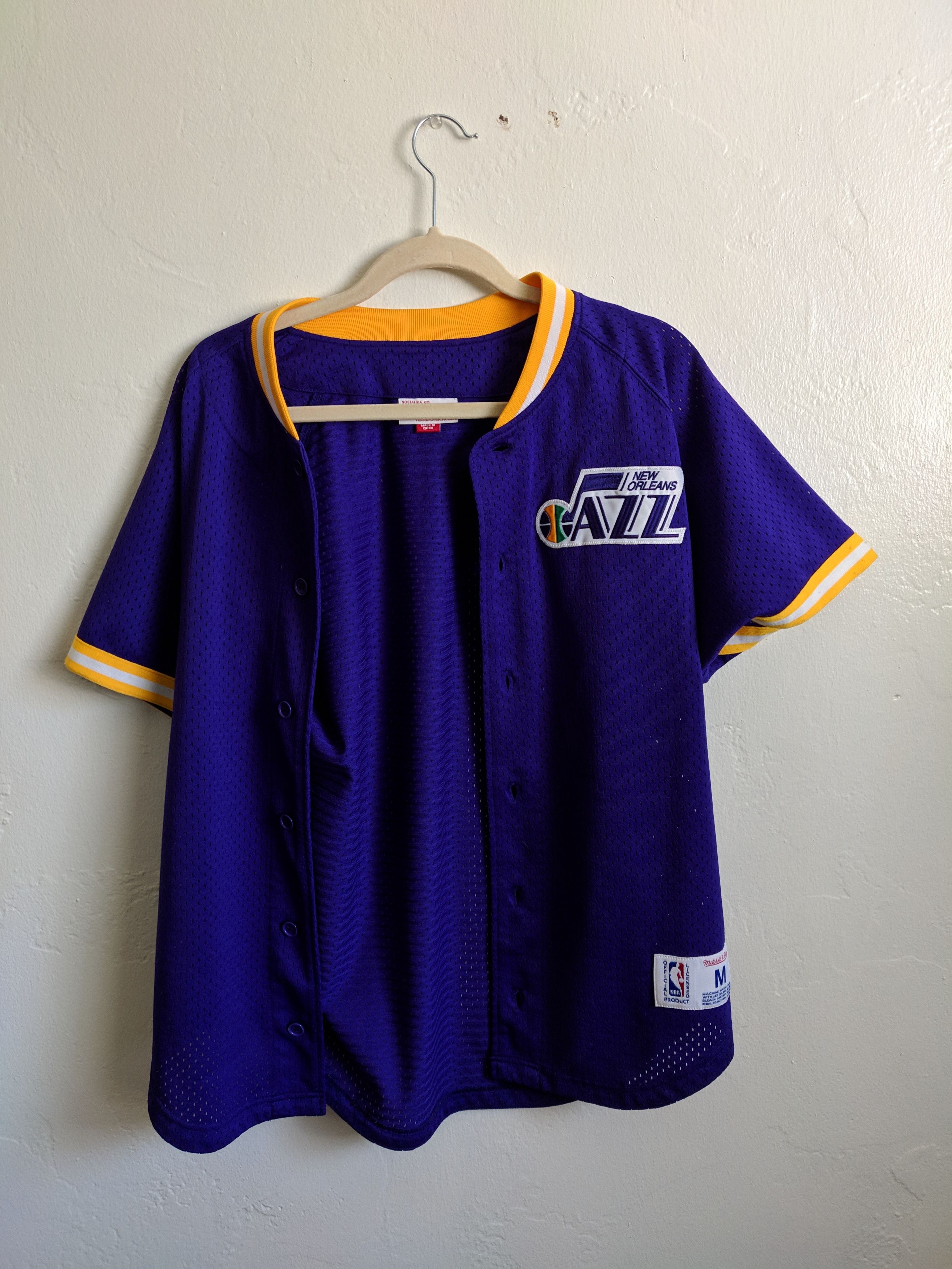 Mitchell & Ness New Orleans Jazz Jersey 