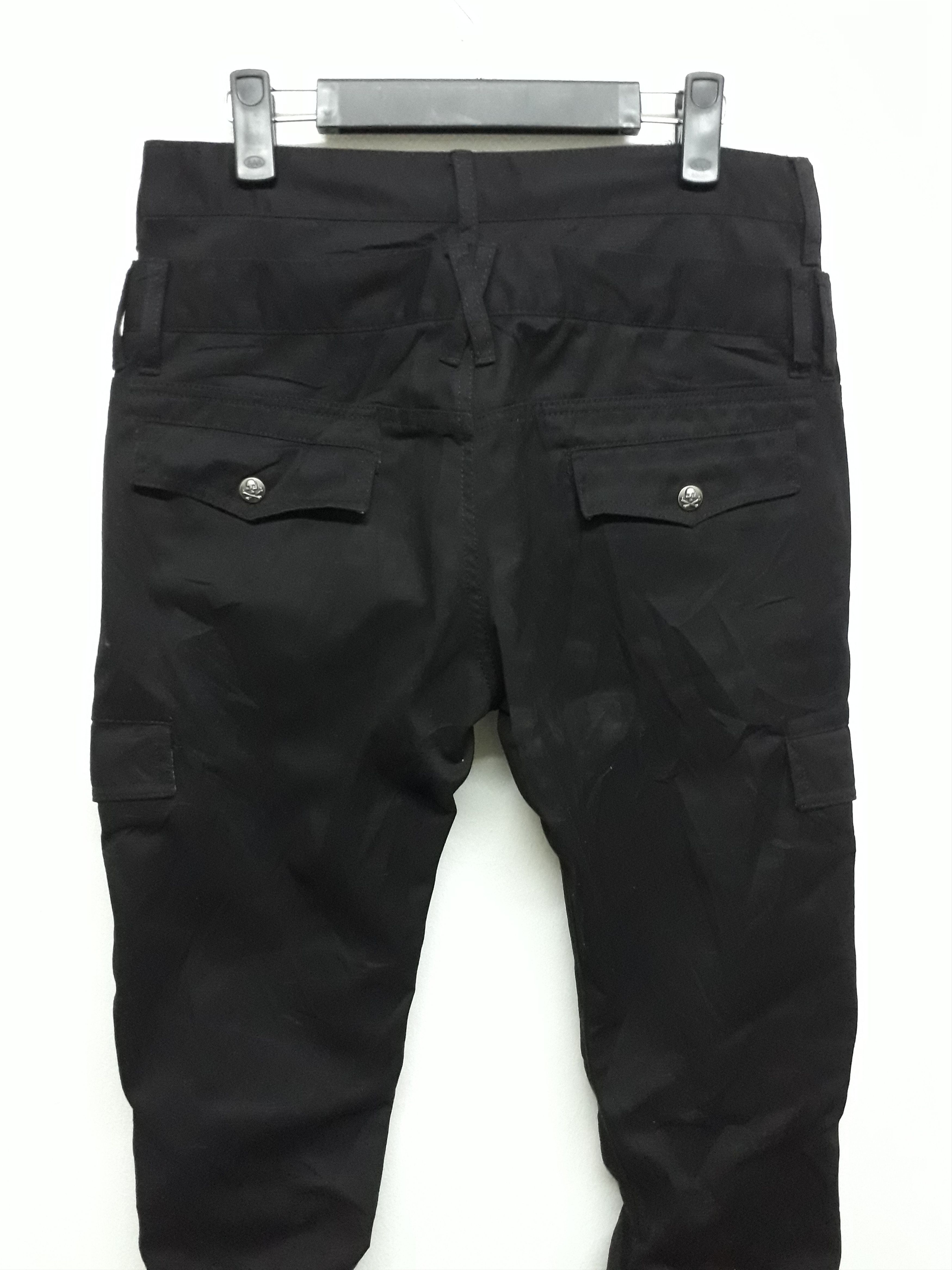 Japanese Brand 💥DOUBLE FOCUS Skull Japanese Brand Leg Strech Pants Size US 32 / EU 48 - 2 Thumbnail