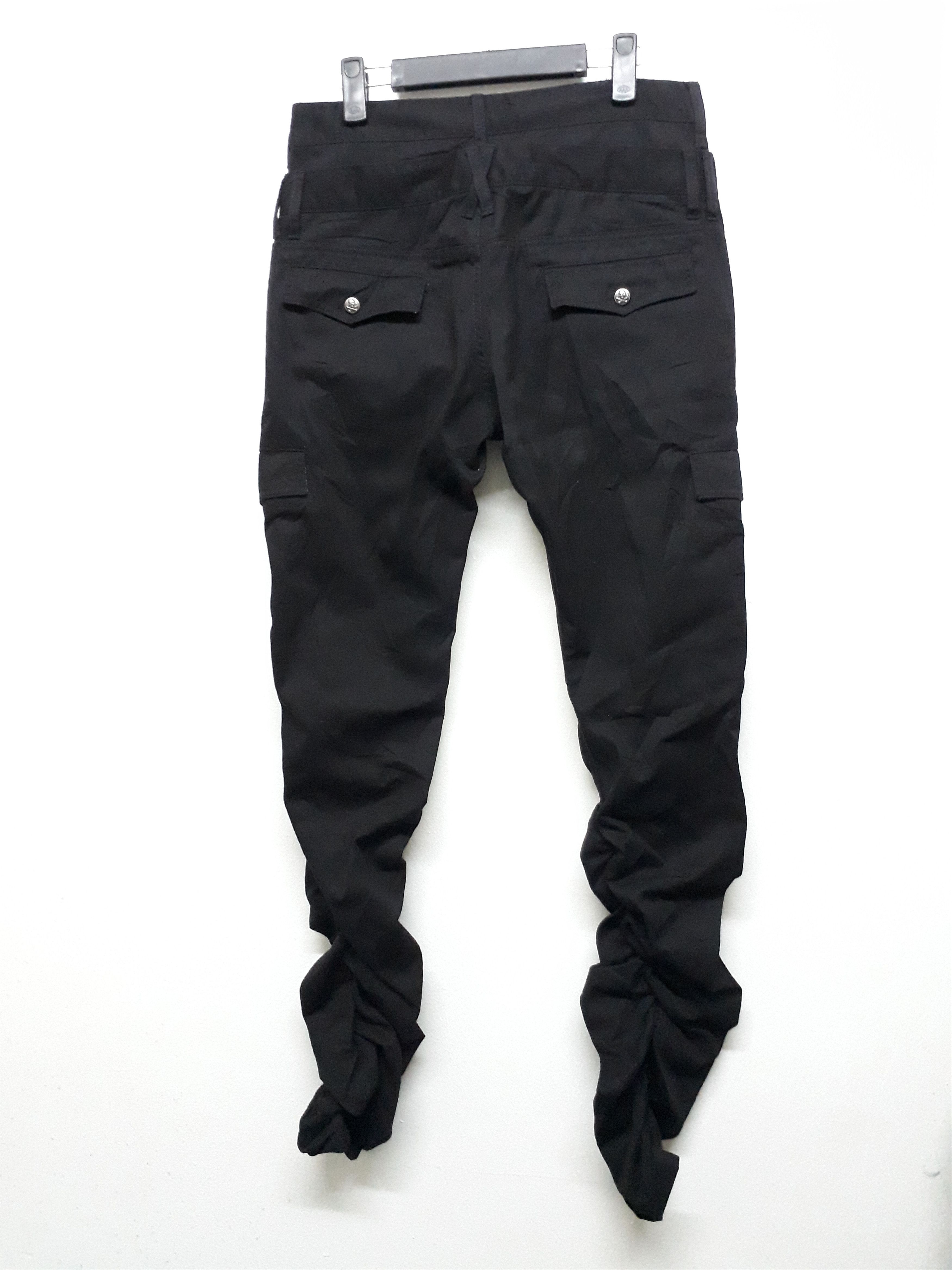 Japanese Brand 💥DOUBLE FOCUS Skull Japanese Brand Leg Strech Pants Size US 32 / EU 48 - 4 Thumbnail