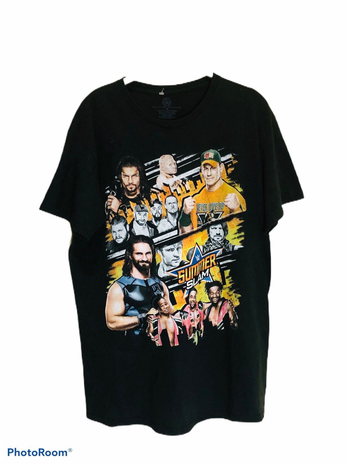 Rare Vintage WWF shops WWE Summerslam 1999 PPV Shirt