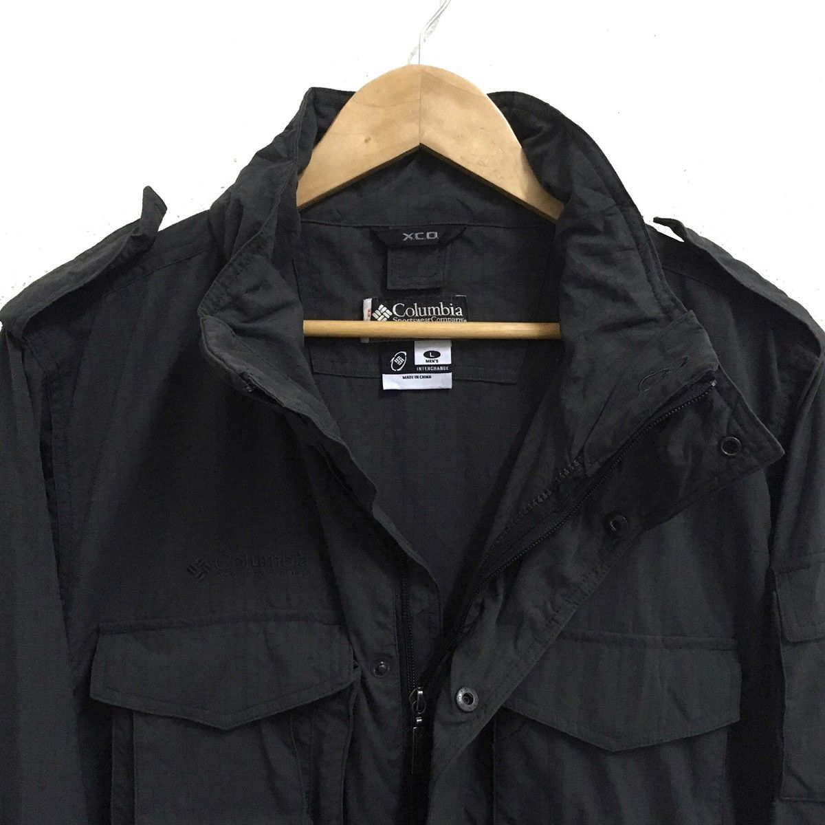 Columbia Vintage Colombia Hooded Light Tech Jacket Size US L / EU 52-54 / 3 - 4 Thumbnail