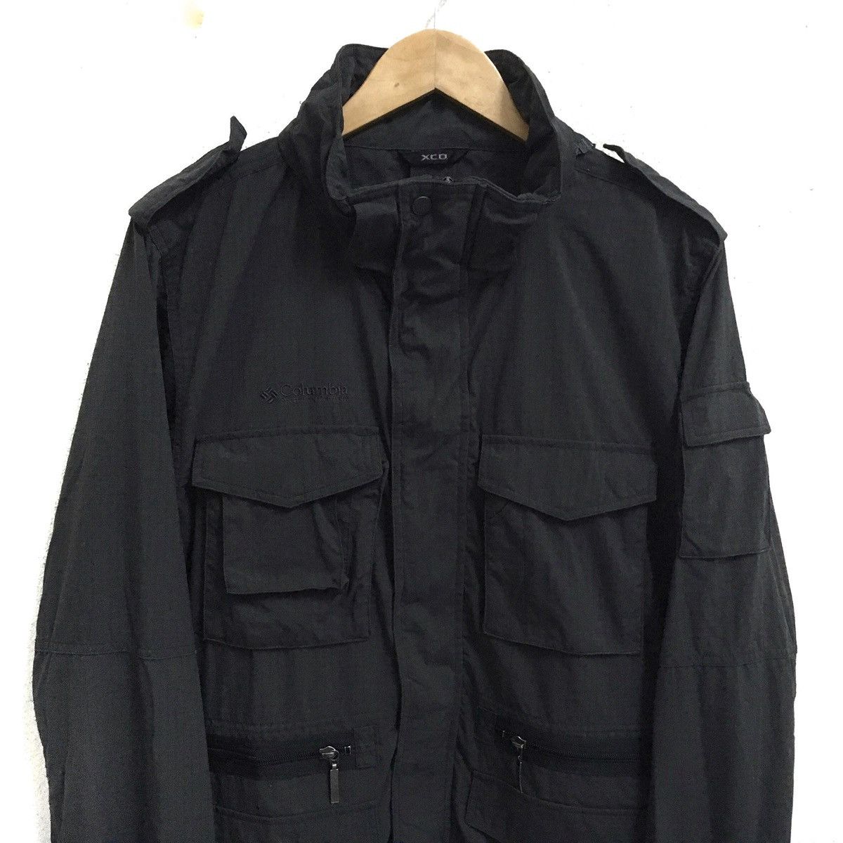 Columbia Vintage Colombia Hooded Light Tech Jacket Size US L / EU 52-54 / 3 - 3 Thumbnail