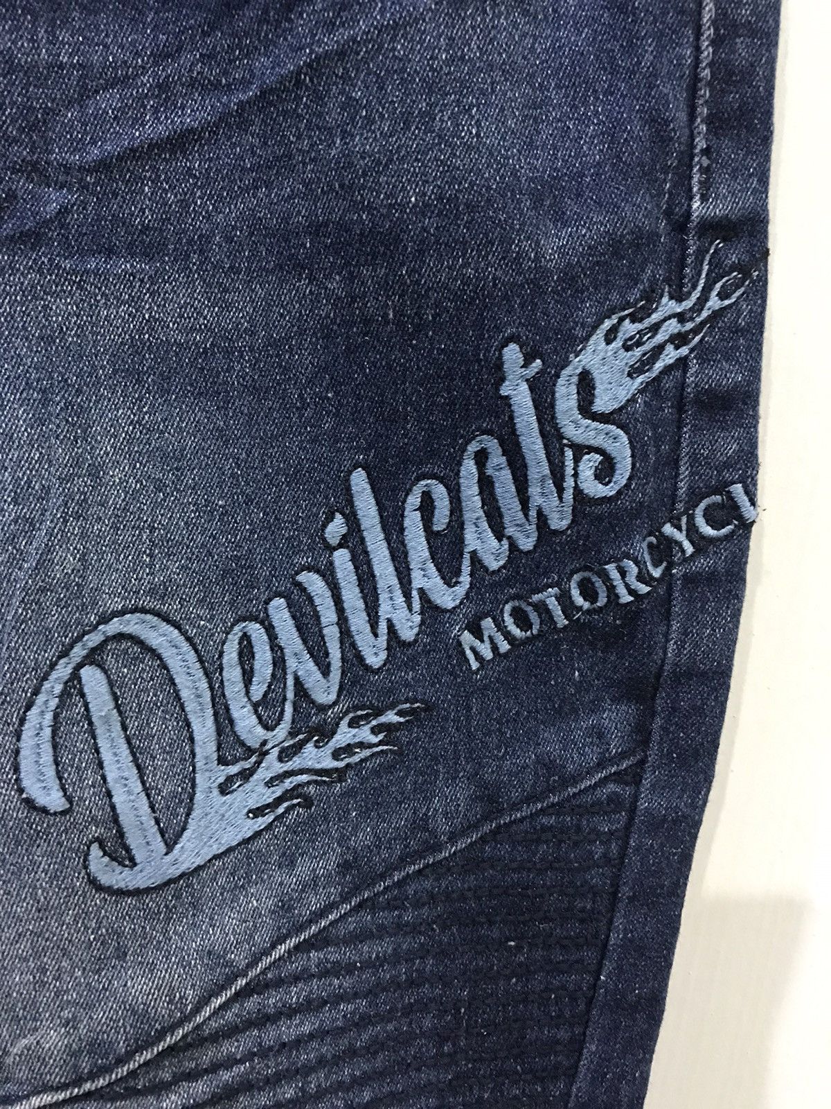 Japanese Brand Very Rare Devilcat Motocycle Biker Pant Size US 35 - 8 Thumbnail
