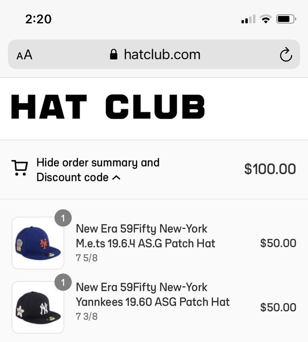 New Era Hat Club NYY Yankees 1960 ASG Patch Hat 7 3/8 | Grailed