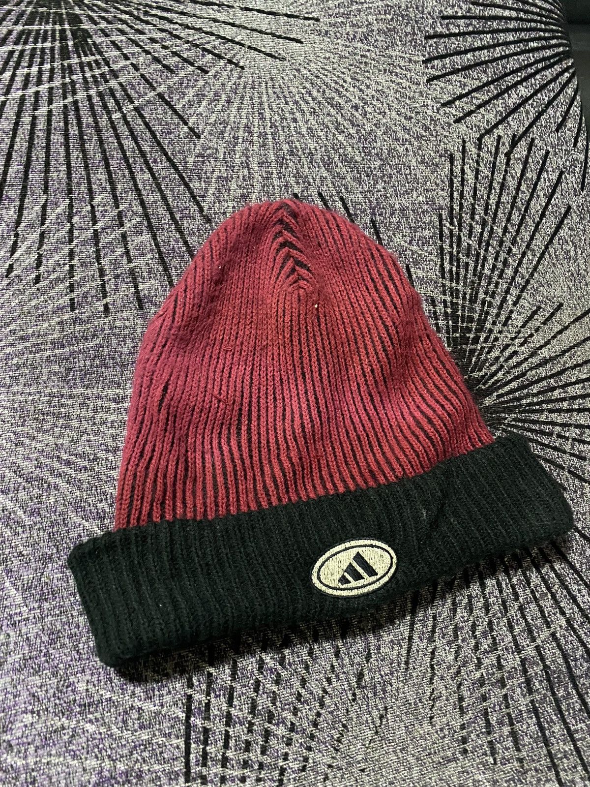 Vintage ADIDAS VINTAGE STYLE BEANIE Size ONE SIZE - 2 Thumbnail