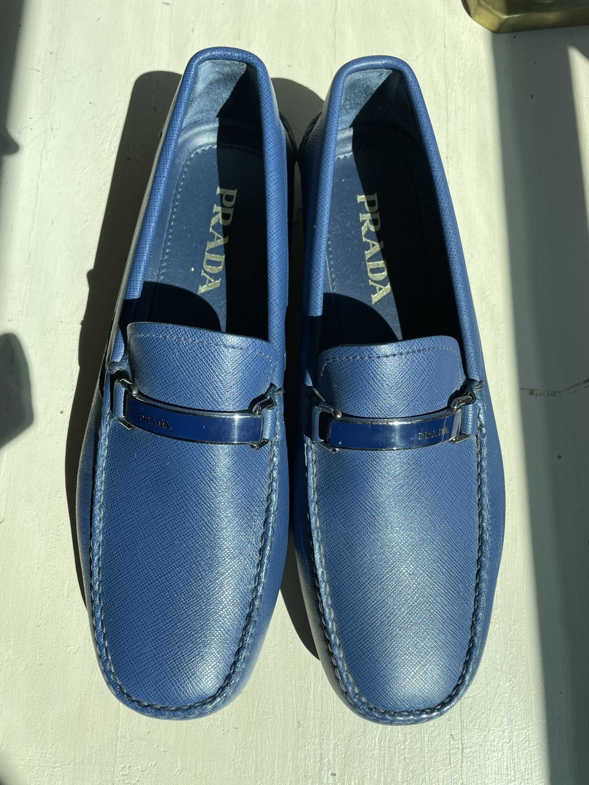 Prada Saffiano Leather slippers Size US 8 / EU 41 - 1 Thumbnail