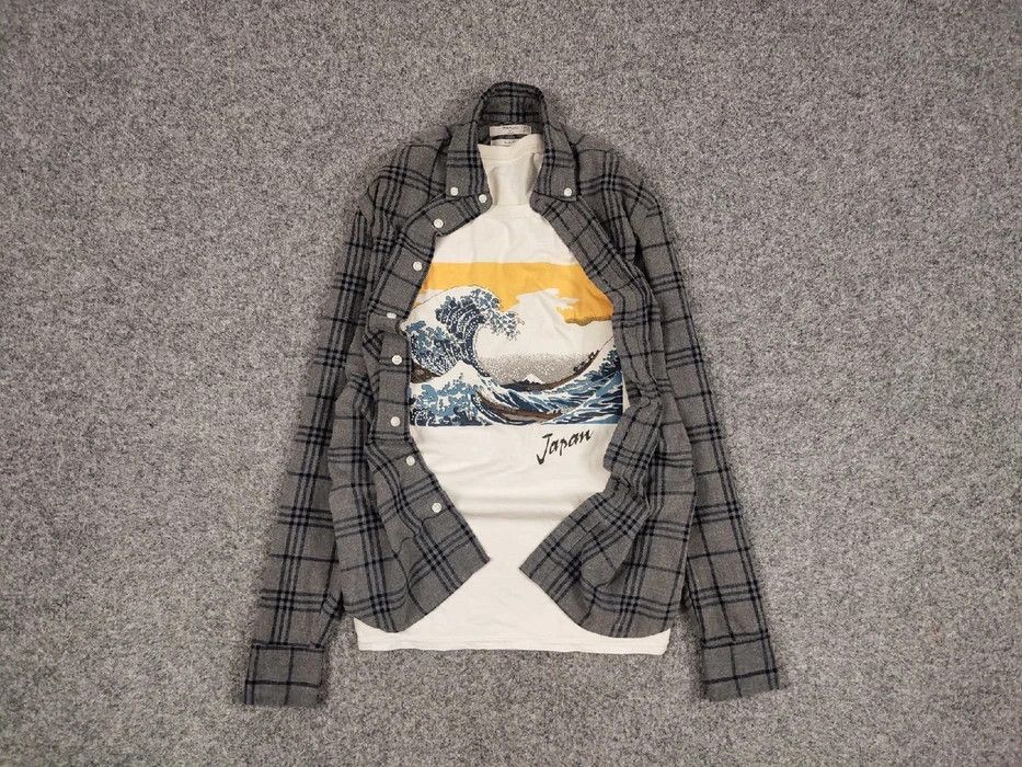 Flannel Vintage Checkered Flannel Shirt Travis Scott Style Hype Size US S / EU 44-46 / 1 - 1 Preview
