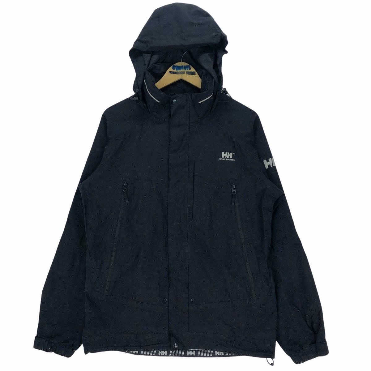 Vintage Helly Hansen Windbreaker Jacket Hoodie Raincoat
