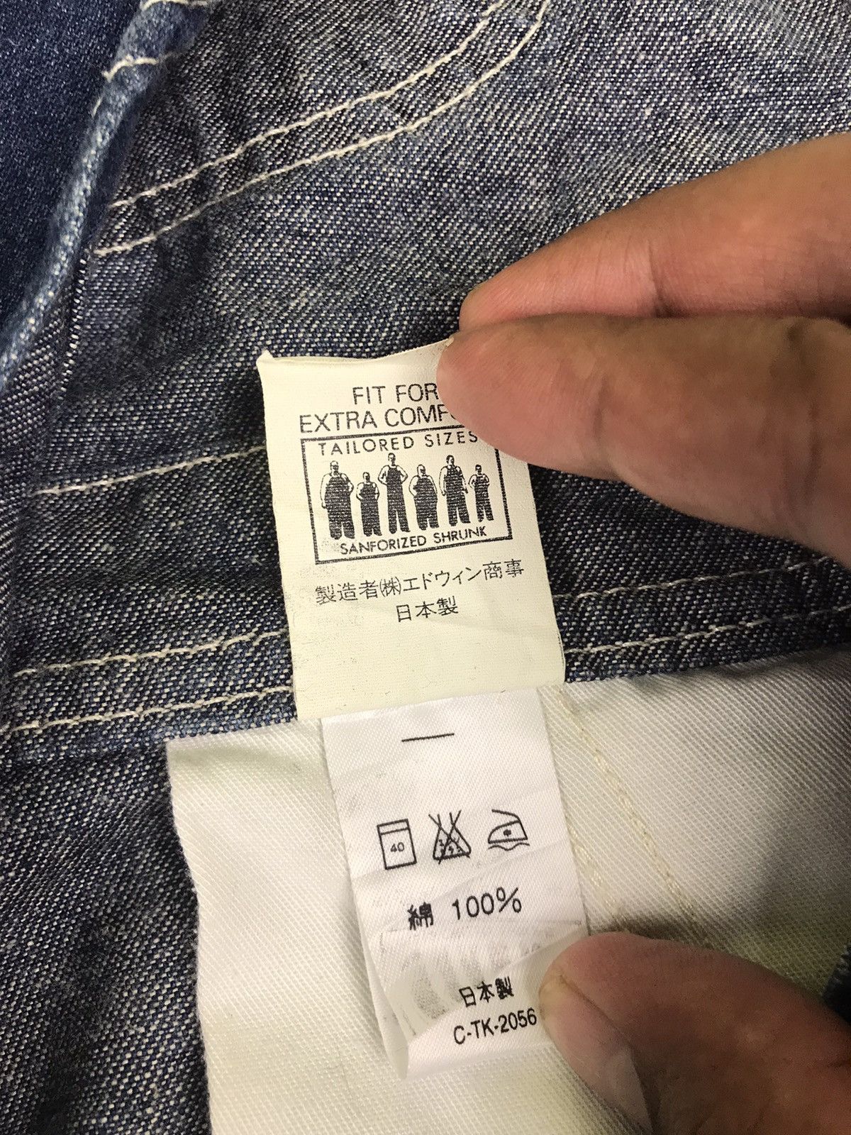 Lee × Vintage Vintage Denim Lee Union Made Carpenter Overall Size US 36 / EU 52 - 14 Thumbnail