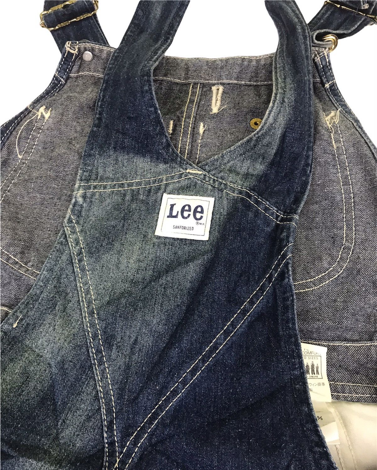 Lee × Vintage Vintage Denim Lee Union Made Carpenter Overall Size US 36 / EU 52 - 13 Thumbnail