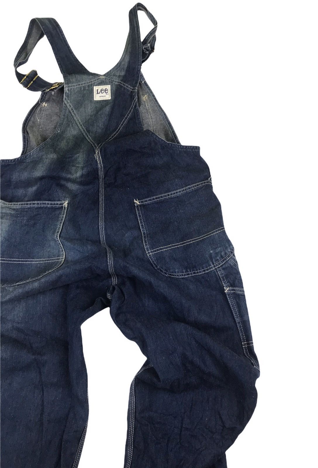 Lee × Vintage Vintage Denim Lee Union Made Carpenter Overall Size US 36 / EU 52 - 12 Thumbnail