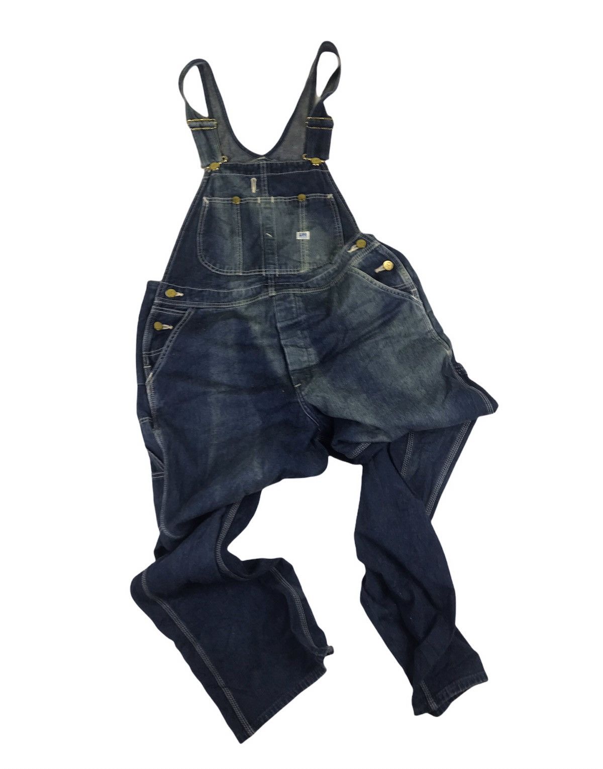 Lee × Vintage Vintage Denim Lee Union Made Carpenter Overall Size US 36 / EU 52 - 1 Thumbnail