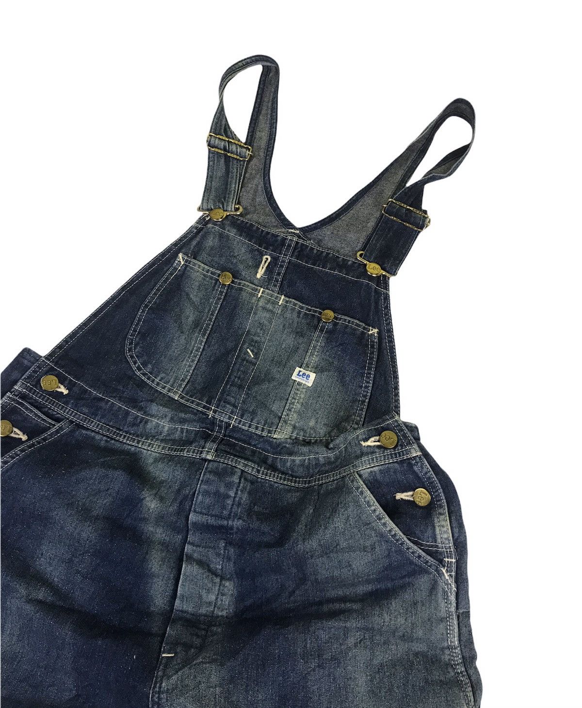Lee × Vintage Vintage Denim Lee Union Made Carpenter Overall Size US 36 / EU 52 - 2 Thumbnail