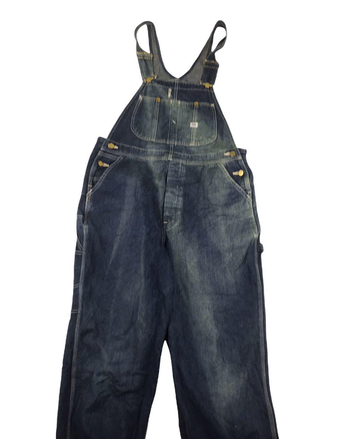 Lee × Vintage Vintage Denim Lee Union Made Carpenter Overall Size US 36 / EU 52 - 4 Thumbnail