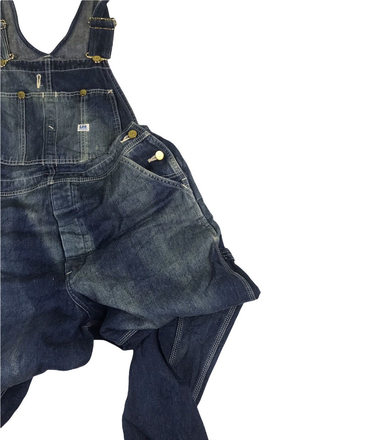 Lee × Vintage Vintage Denim Lee Union Made Carpenter Overall Size US 36 / EU 52 - 3 Thumbnail