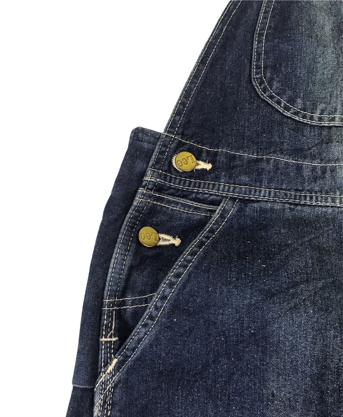 Lee × Vintage Vintage Denim Lee Union Made Carpenter Overall Size US 36 / EU 52 - 5 Thumbnail