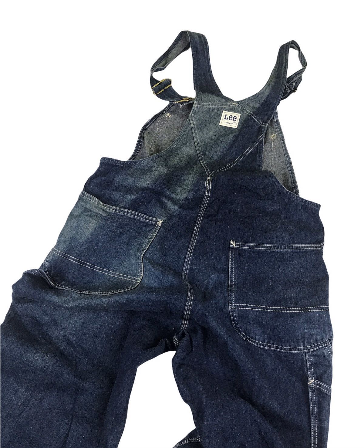 Lee × Vintage Vintage Denim Lee Union Made Carpenter Overall Size US 36 / EU 52 - 11 Thumbnail