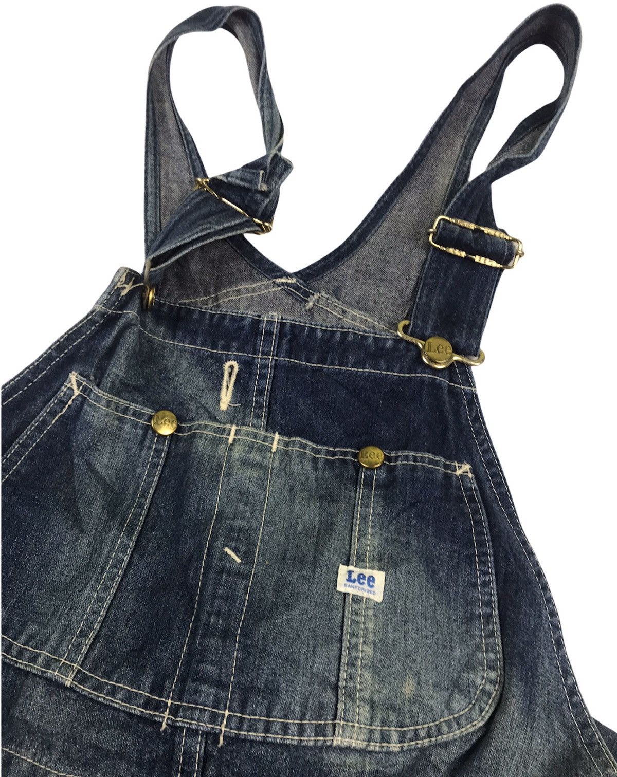 Lee × Vintage Vintage Denim Lee Union Made Carpenter Overall Size US 36 / EU 52 - 6 Thumbnail