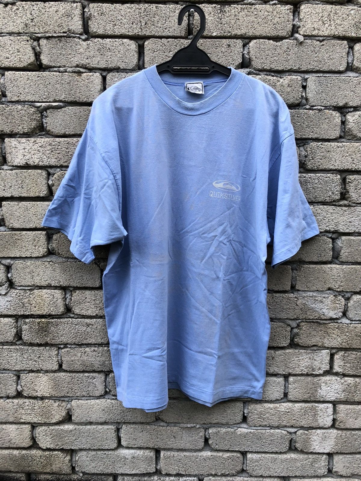 Vintage Vintage 90s Quiksilver Spell Out Logo Single Stitch Tee Grailed