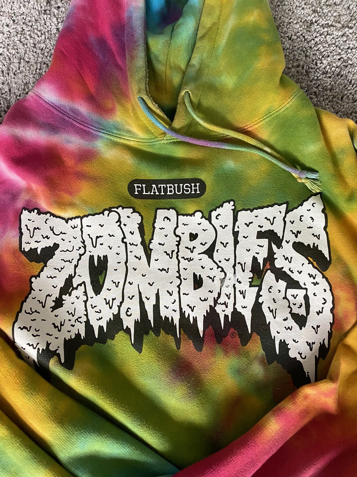 Flatbush zombies tie dye hoodie online