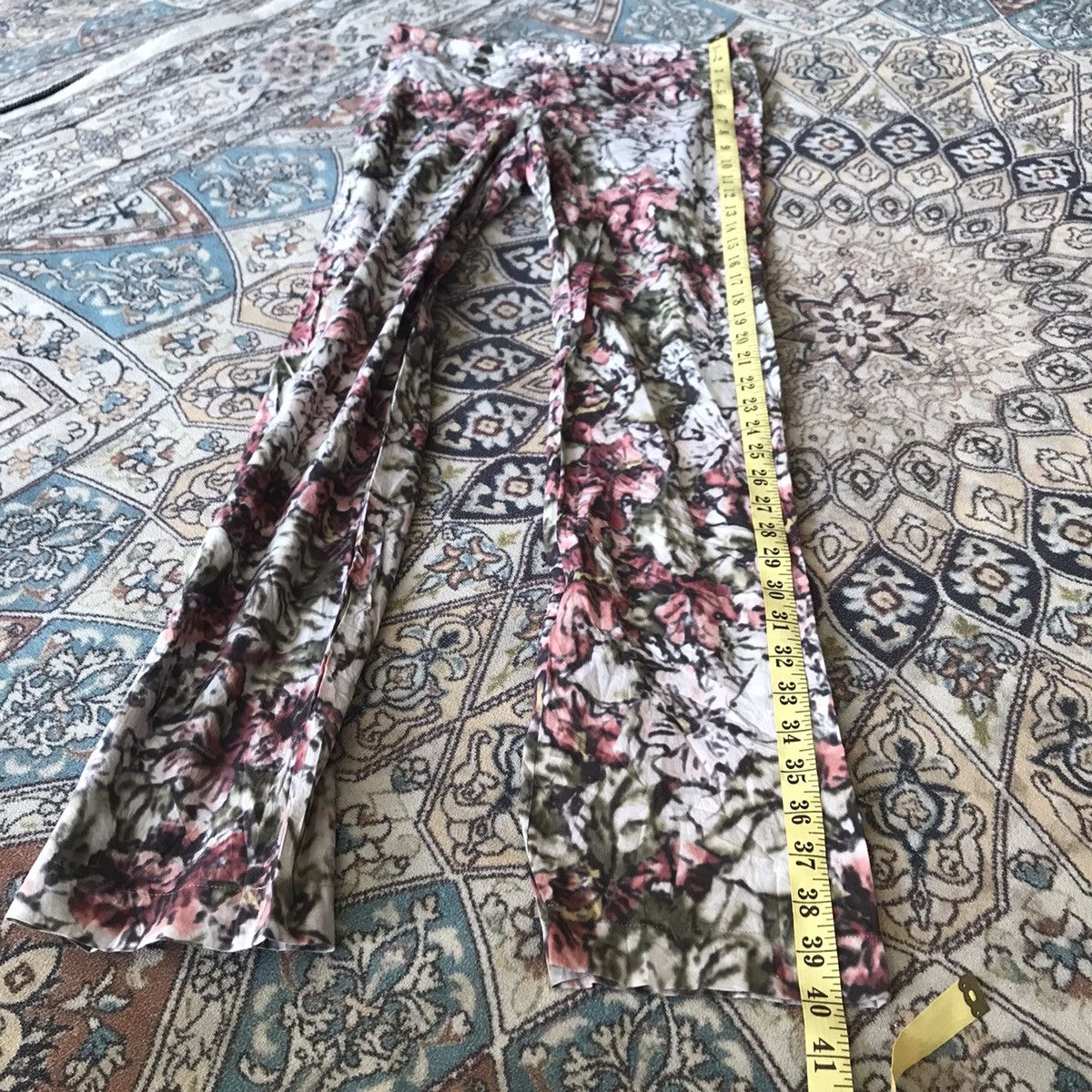 Issey Miyake Issey Miyake Printed Pants Floral Size 30" / US 8 / IT 44 - 16 Thumbnail