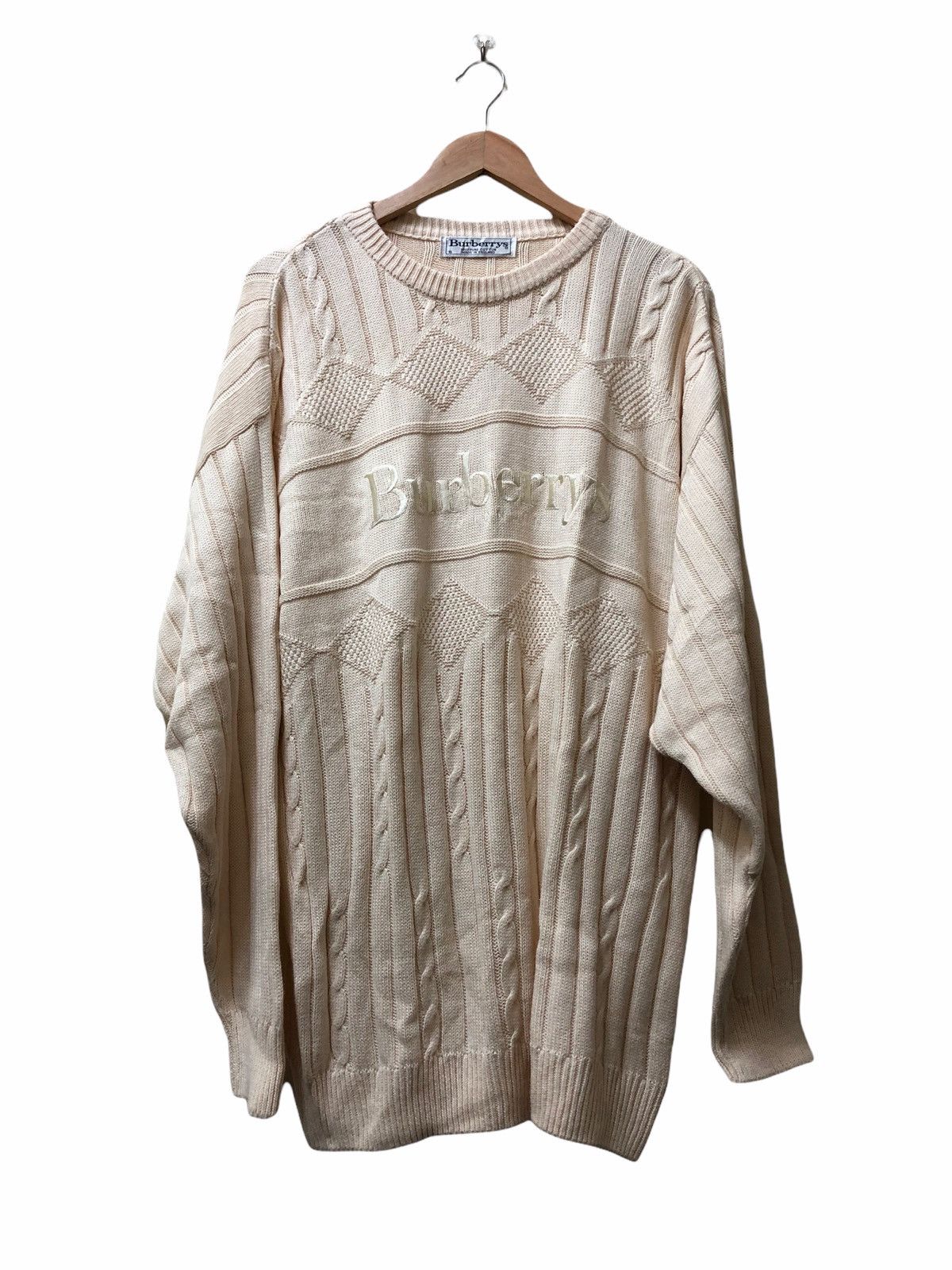BURBERRY LONDON SPELL OUT LOGO SWEATSHIRT
