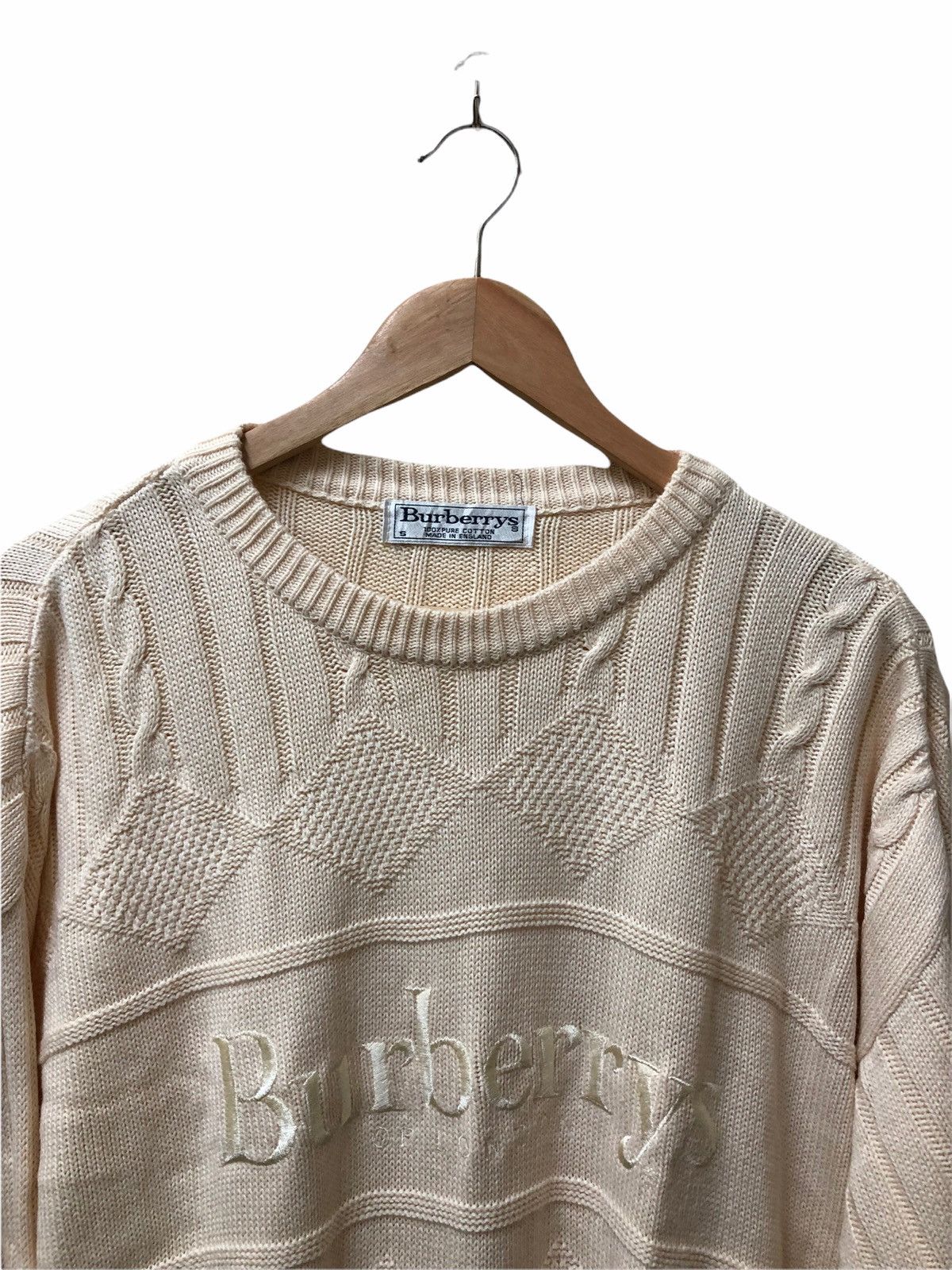 Burberry × Vintage BURBERRY LONDON SPELL OUT LOGO SWEATSHIRT Size US S / EU 44-46 / 1 - 4 Thumbnail