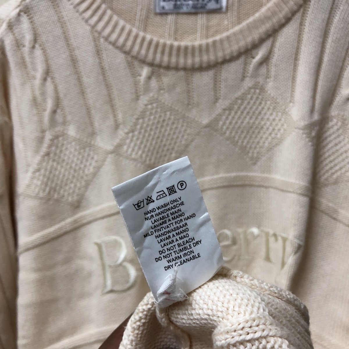 Burberry × Vintage BURBERRY LONDON SPELL OUT LOGO SWEATSHIRT Size US S / EU 44-46 / 1 - 7 Thumbnail