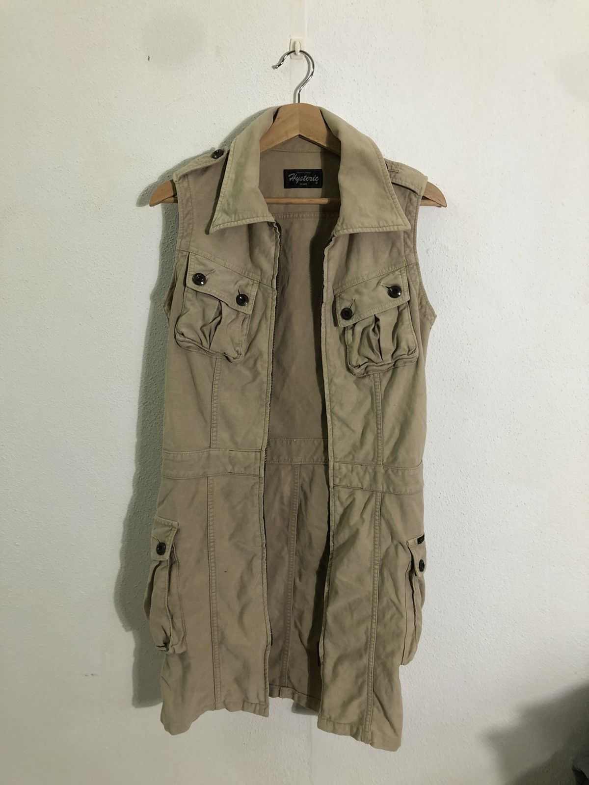 Hysteric Glamour Rare Hysteric Long Vest/Parkas Zipper Size US M / EU 48-50 / 2 - 13 Thumbnail