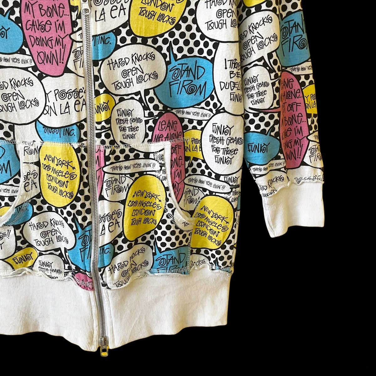 Japanese Brand Vex Parody Stussy Fullzip Hoodies Size US S / EU 44-46 / 1 - 6 Thumbnail