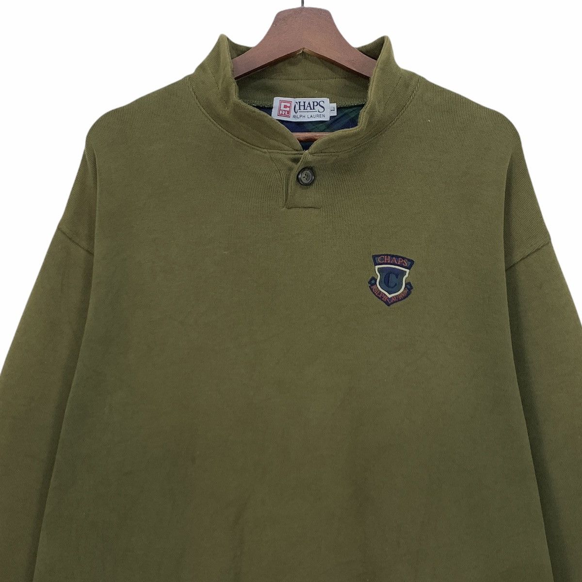 Chaps Ralph Lauren Chaps Ralph Lauren Turtleneck Sweatshirt Size US L / EU 52-54 / 3 - 3 Thumbnail