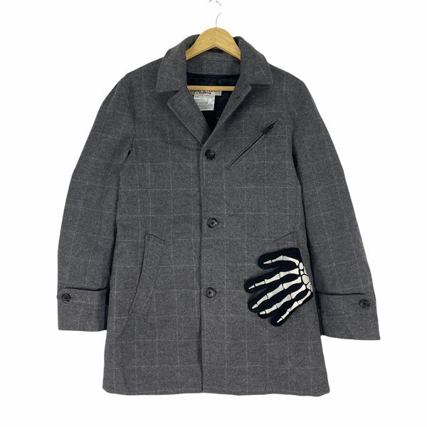 Katharine Hamnett London KATHARINE HAMNETT LONDON Plaids Trench Coat ...