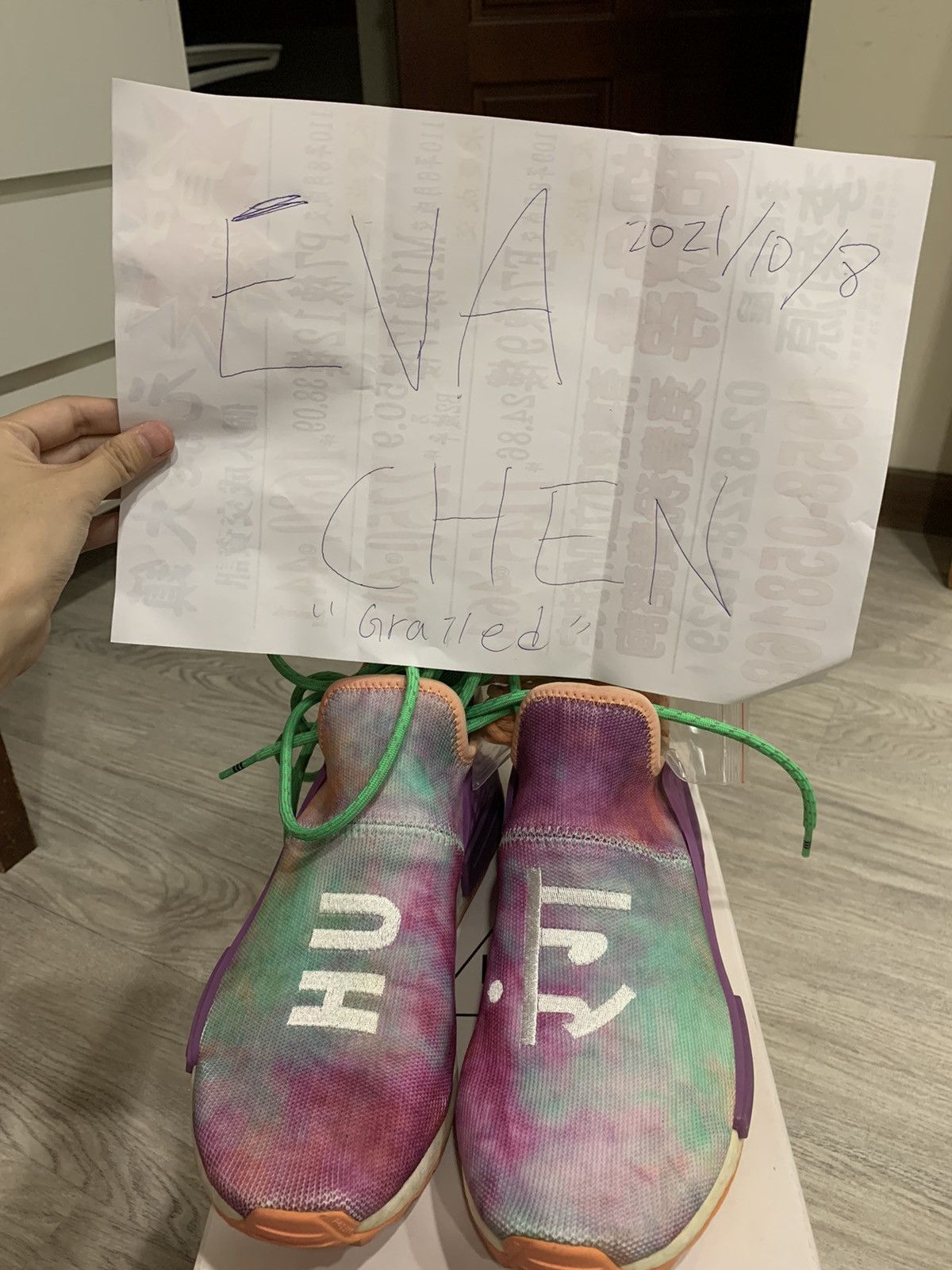 Nmd Human Race Holi Festival Grailed