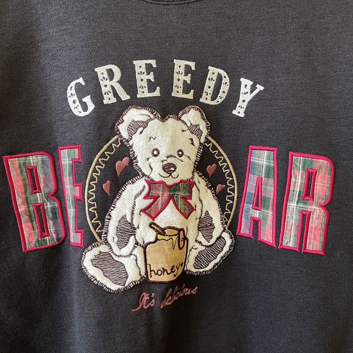 Japanese Brand Vintage Greedy Bear Big Logo Crewneck Sweatshirt OverSize S Size US S / EU 44-46 / 1 - 5 Thumbnail