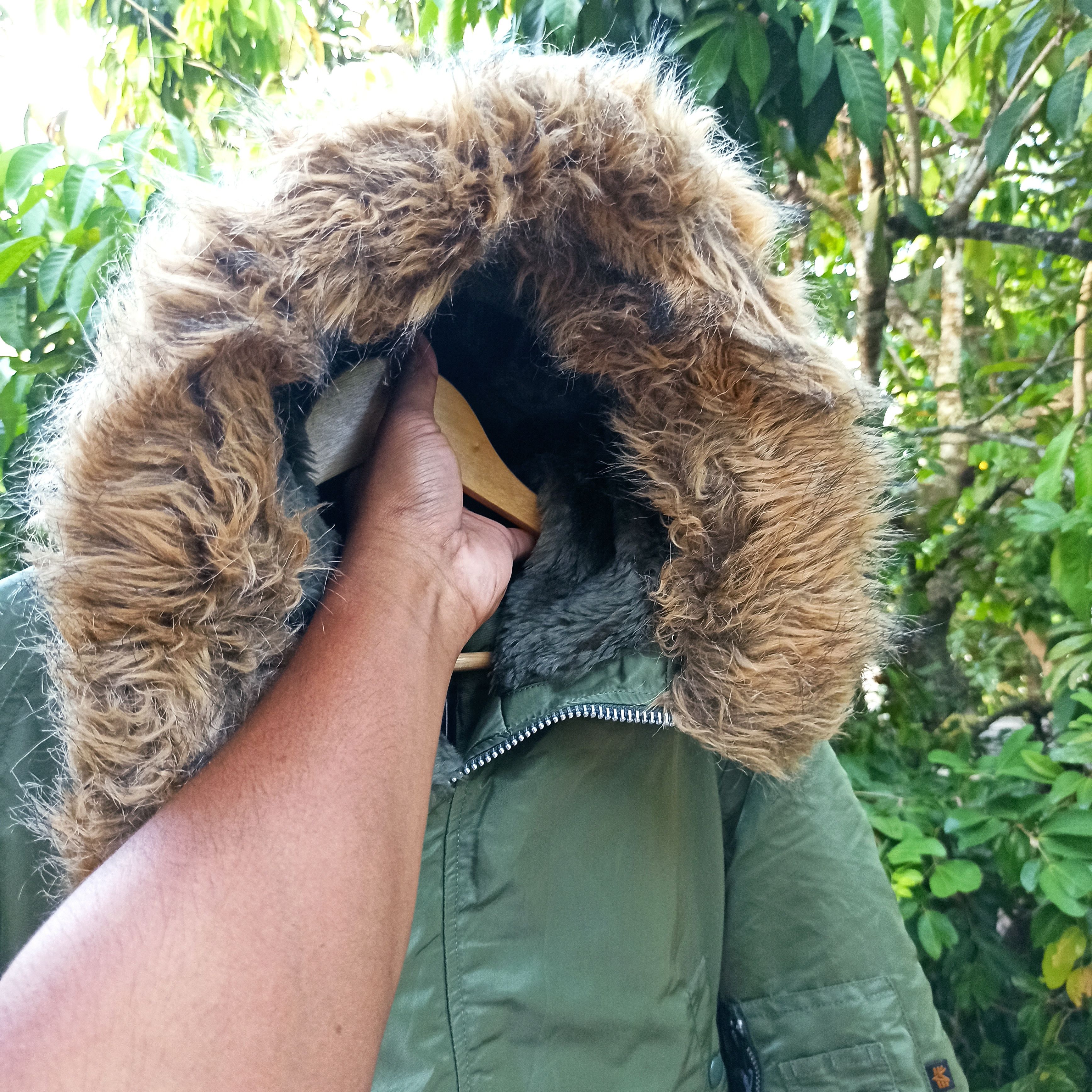 Alpha Industries × Vintage N - 3B Alfa Industries Parka With Fur Collar Size US M / EU 48-50 / 2 - 9 Thumbnail