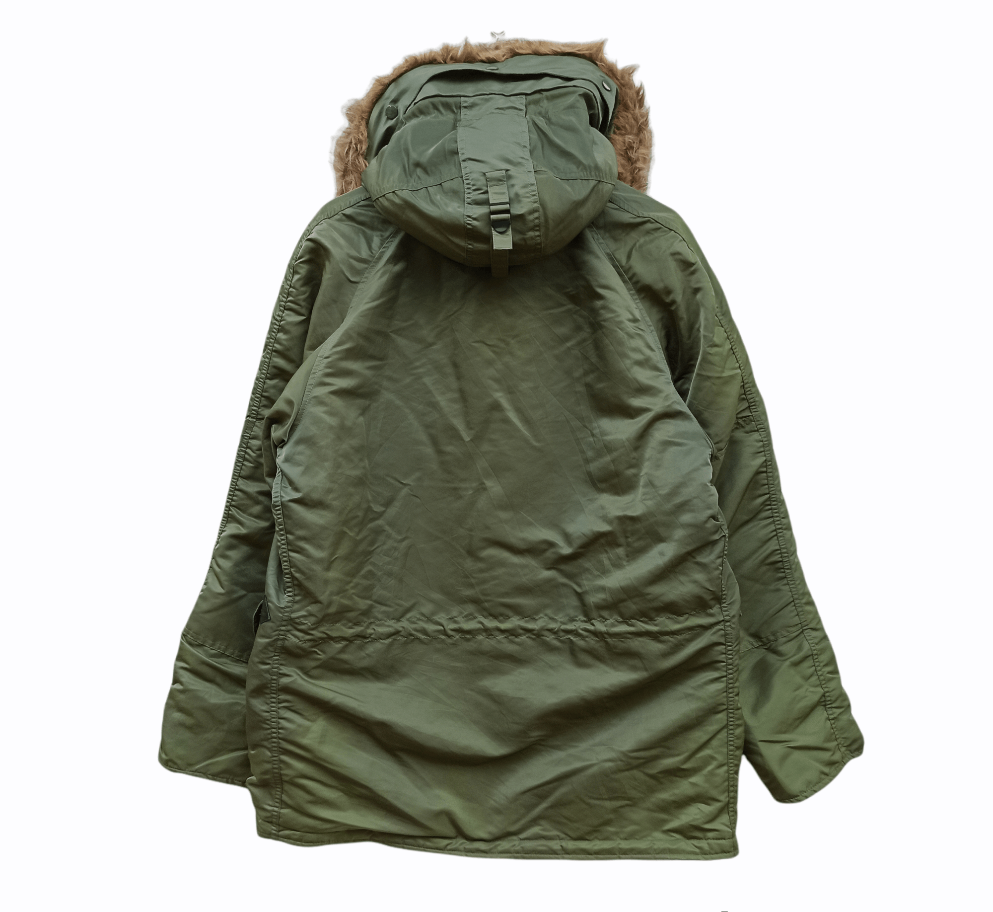 Alpha Industries × Vintage N - 3B Alfa Industries Parka With Fur Collar Size US M / EU 48-50 / 2 - 3 Thumbnail