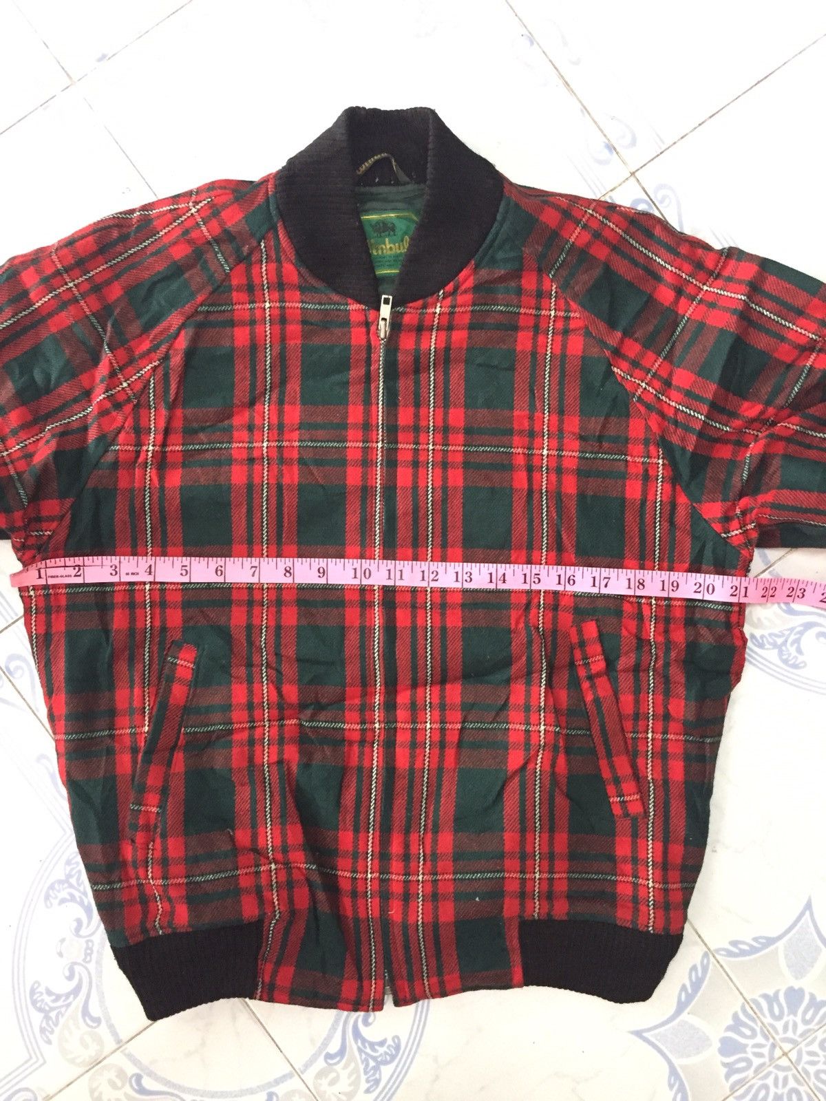 Japanese Brand Winbull Checkered Style Zipper Jacket Size US M / EU 48-50 / 2 - 13 Thumbnail