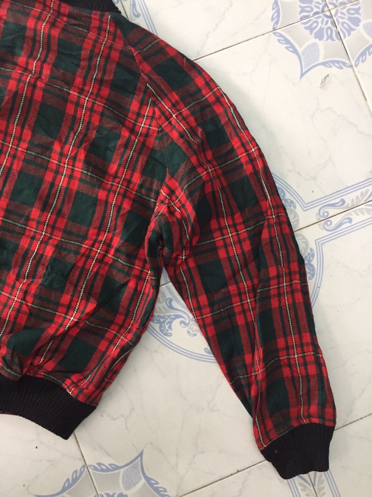 Japanese Brand Winbull Checkered Style Zipper Jacket Size US M / EU 48-50 / 2 - 8 Thumbnail