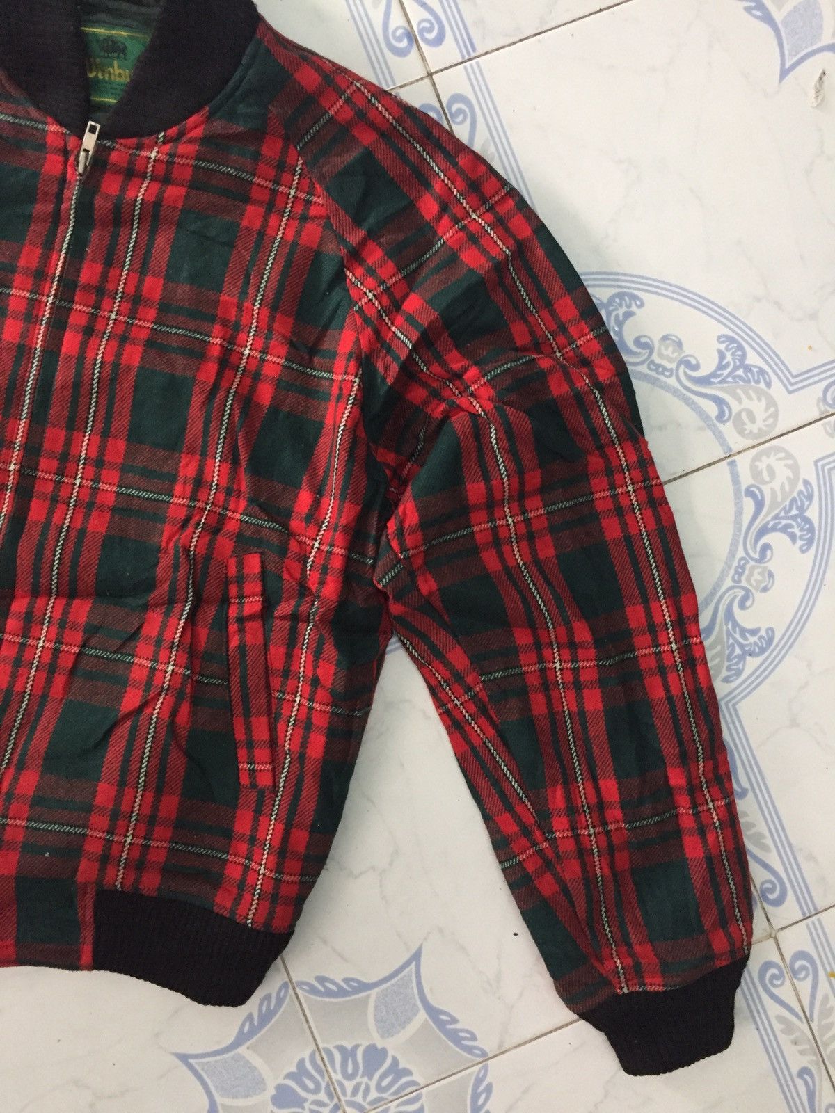 Japanese Brand Winbull Checkered Style Zipper Jacket Size US M / EU 48-50 / 2 - 4 Thumbnail