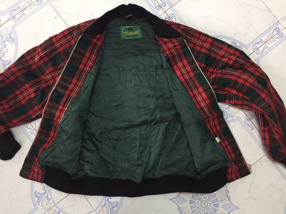 Japanese Brand Winbull Checkered Style Zipper Jacket Size US M / EU 48-50 / 2 - 9 Thumbnail