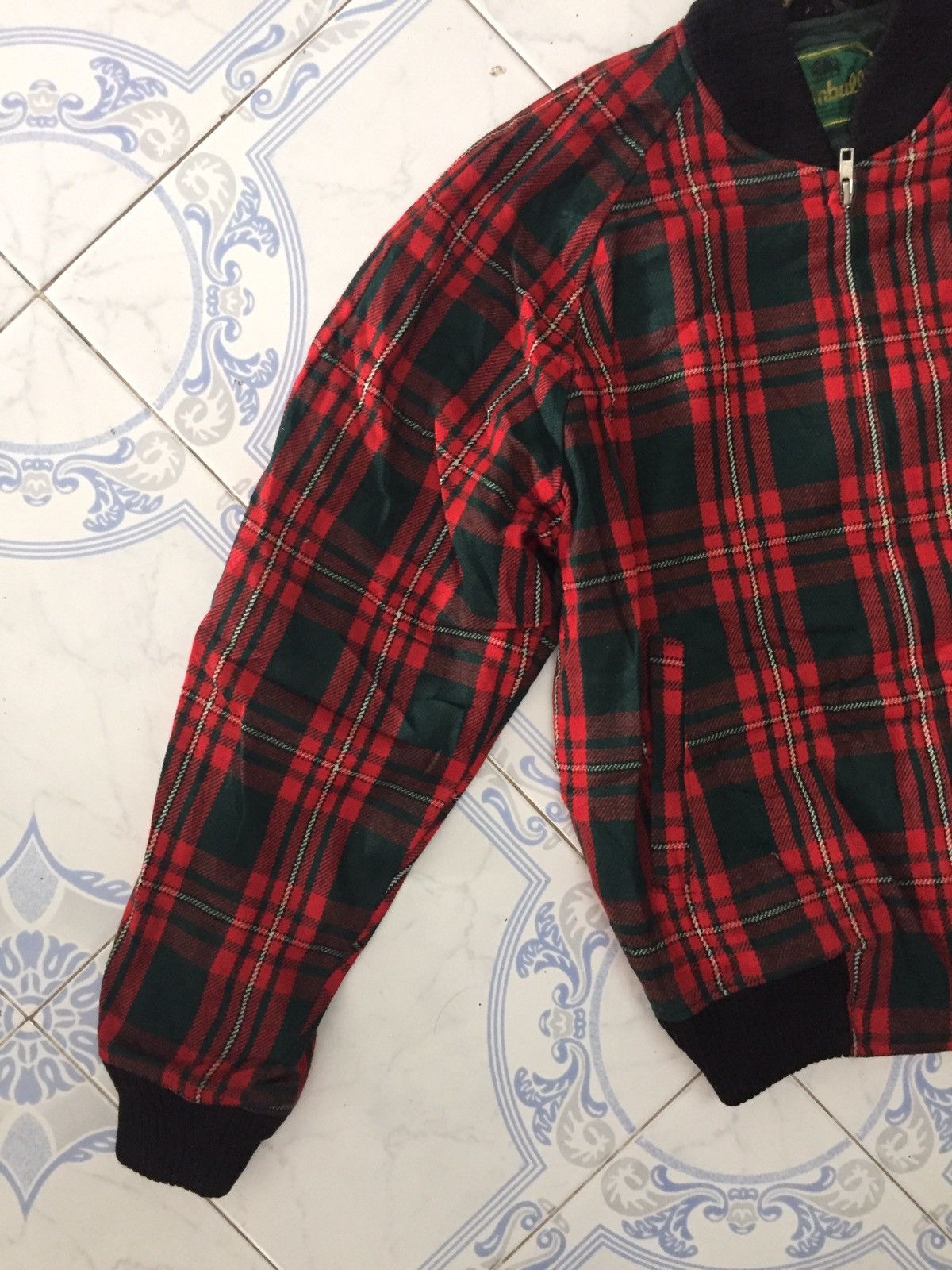 Japanese Brand Winbull Checkered Style Zipper Jacket Size US M / EU 48-50 / 2 - 3 Thumbnail