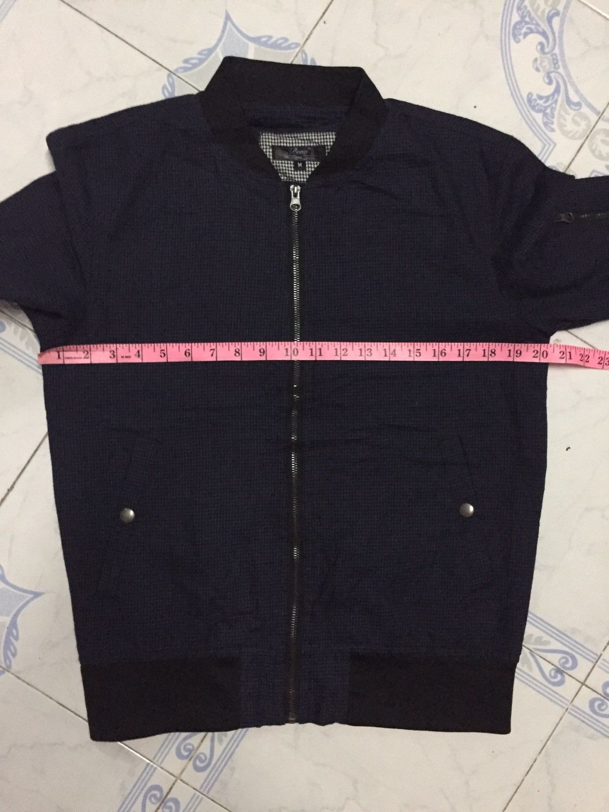 Japanese Brand Beno Exclusive Label Small Checkered Zipper Jacket Size US M / EU 48-50 / 2 - 17 Thumbnail