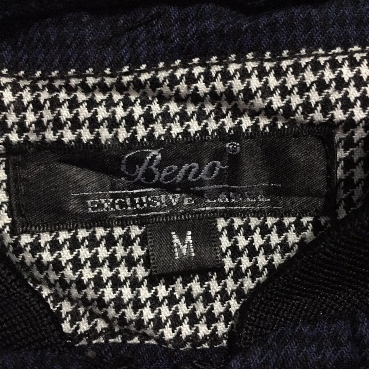 Japanese Brand Beno Exclusive Label Small Checkered Zipper Jacket Size US M / EU 48-50 / 2 - 14 Thumbnail
