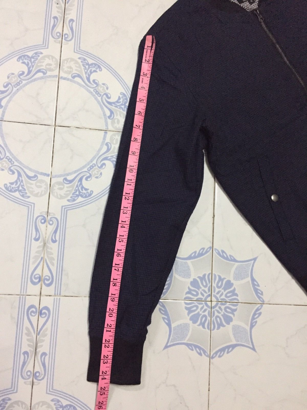 Japanese Brand Beno Exclusive Label Small Checkered Zipper Jacket Size US M / EU 48-50 / 2 - 20 Thumbnail