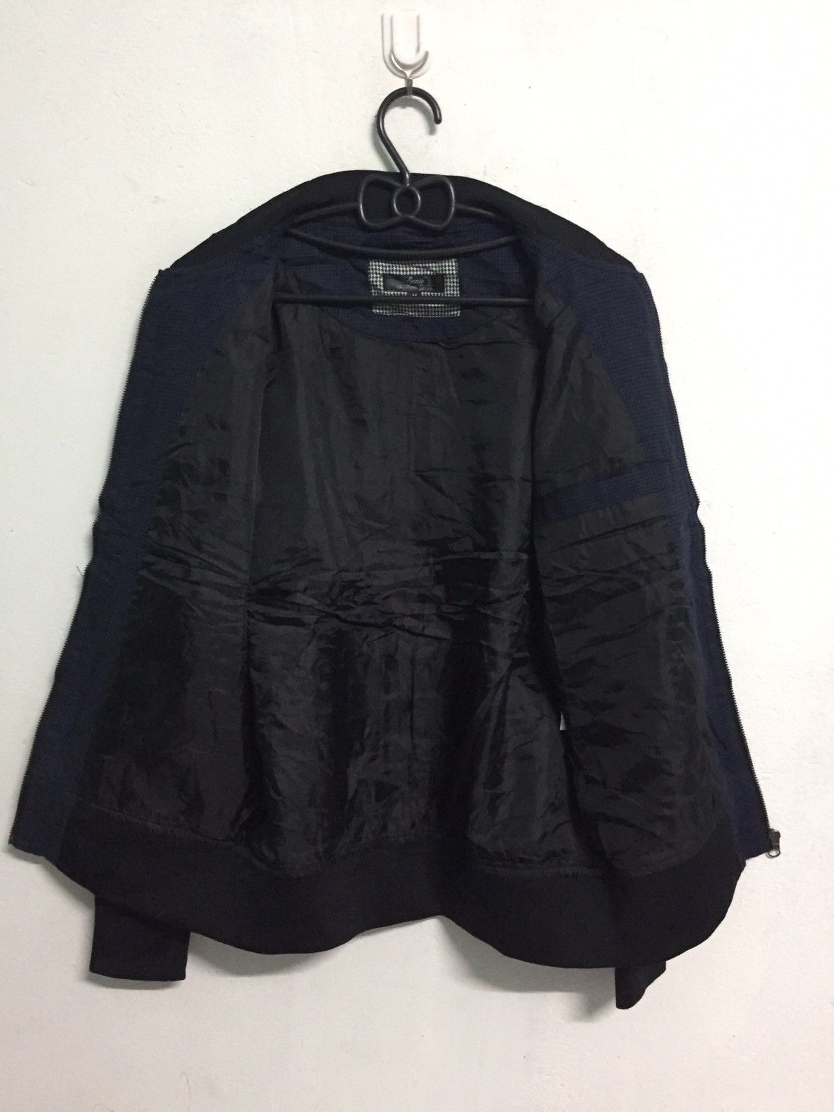 Japanese Brand Beno Exclusive Label Small Checkered Zipper Jacket Size US M / EU 48-50 / 2 - 13 Thumbnail