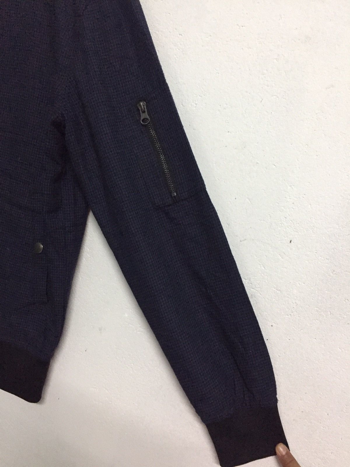 Japanese Brand Beno Exclusive Label Small Checkered Zipper Jacket Size US M / EU 48-50 / 2 - 7 Thumbnail