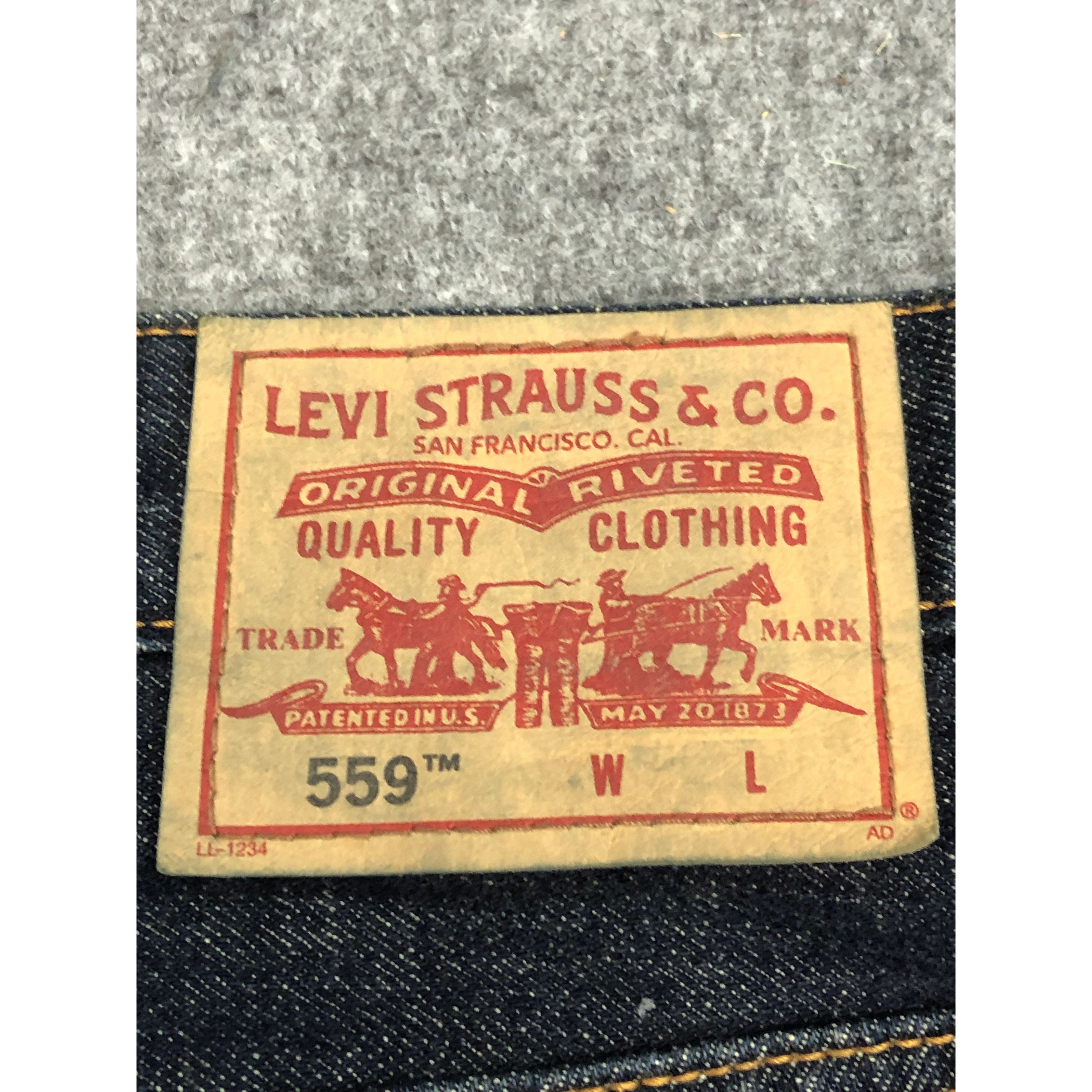 Levi's Vintage Levis 559 Black Faded Denim DP0290 Size US 44 / EU 60 - 5 Thumbnail