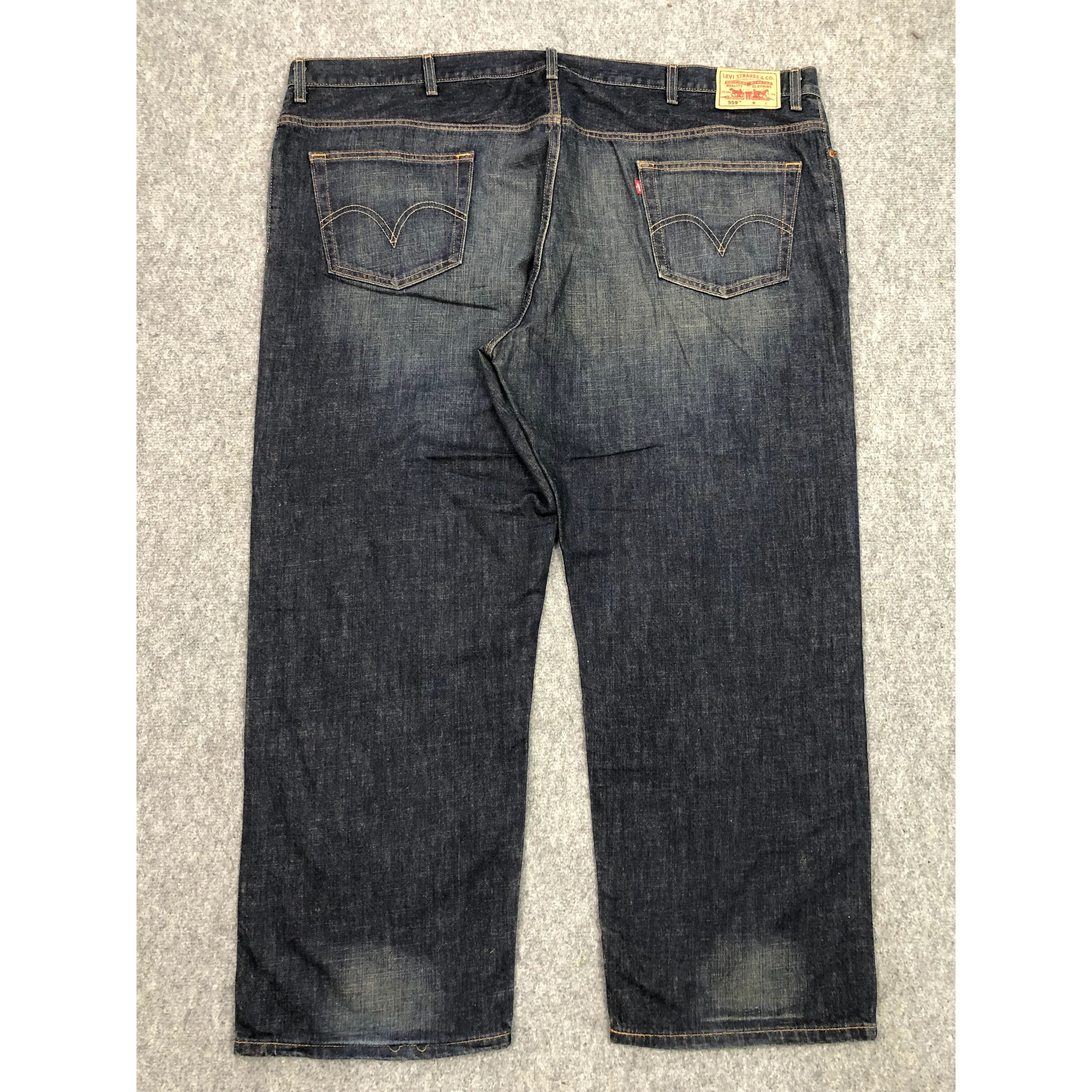 Levi's Vintage Levis 559 Black Faded Denim DP0290 Size US 44 / EU 60 - 2 Thumbnail