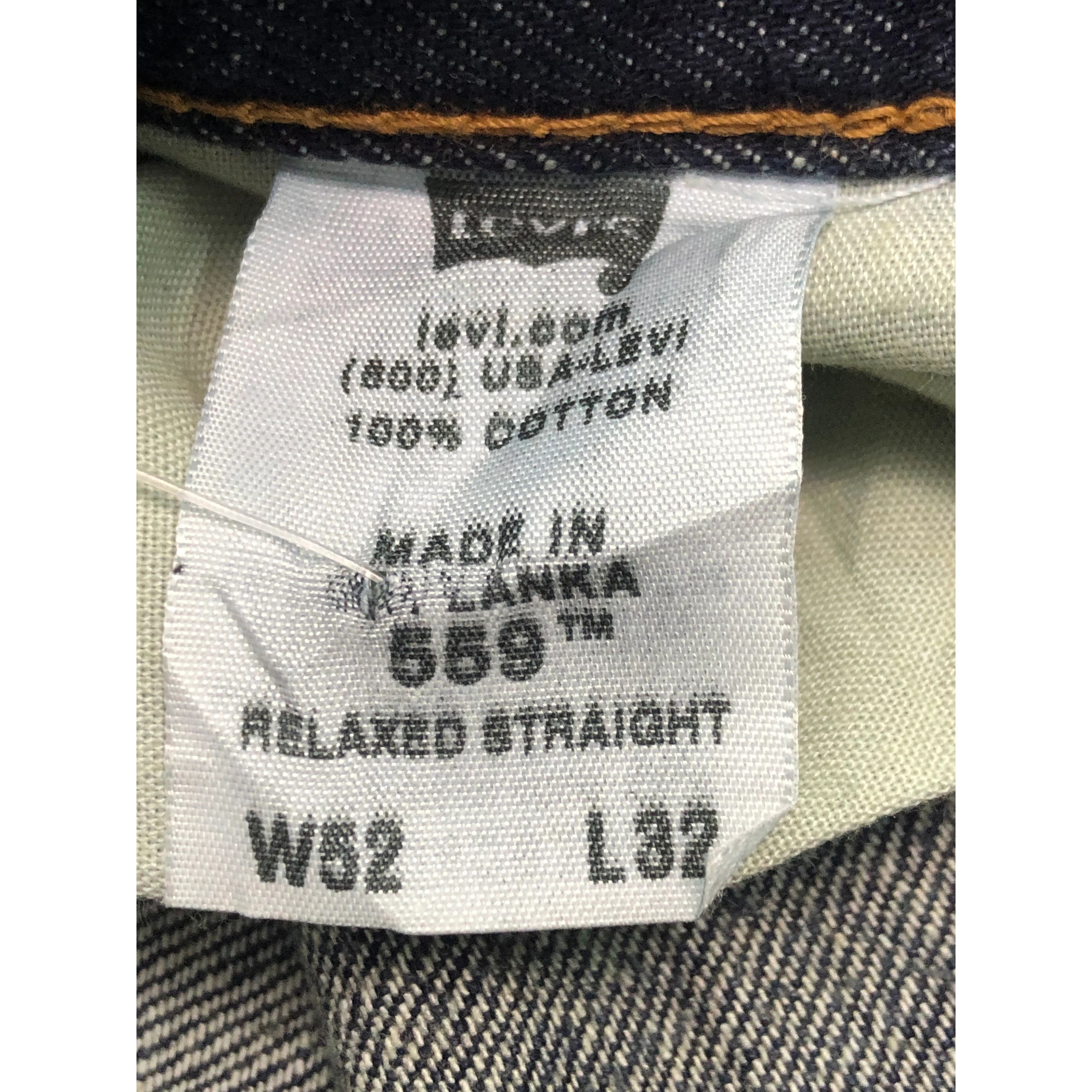 Levi's Vintage Levis 559 Black Faded Denim DP0290 Size US 44 / EU 60 - 7 Thumbnail