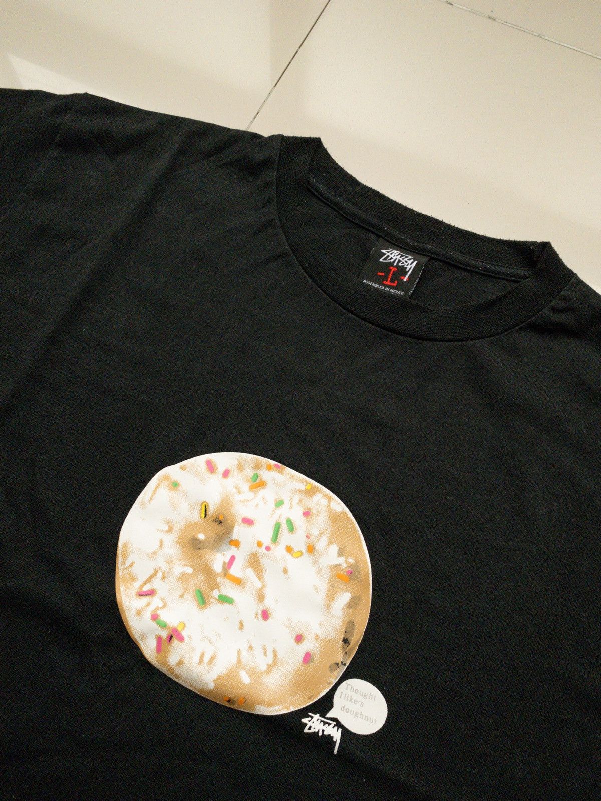 Streetwear × Stussy × Vintage Stussy Donut Tee | Grailed